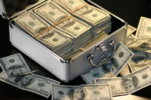 Briefcase Full of Dollars